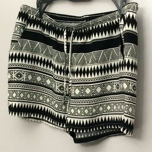 No Boundaries Shorts - No Boundaries flowy tribal print shorts No Boundaries Shorts - No Boundaries flowy tribal print shorts